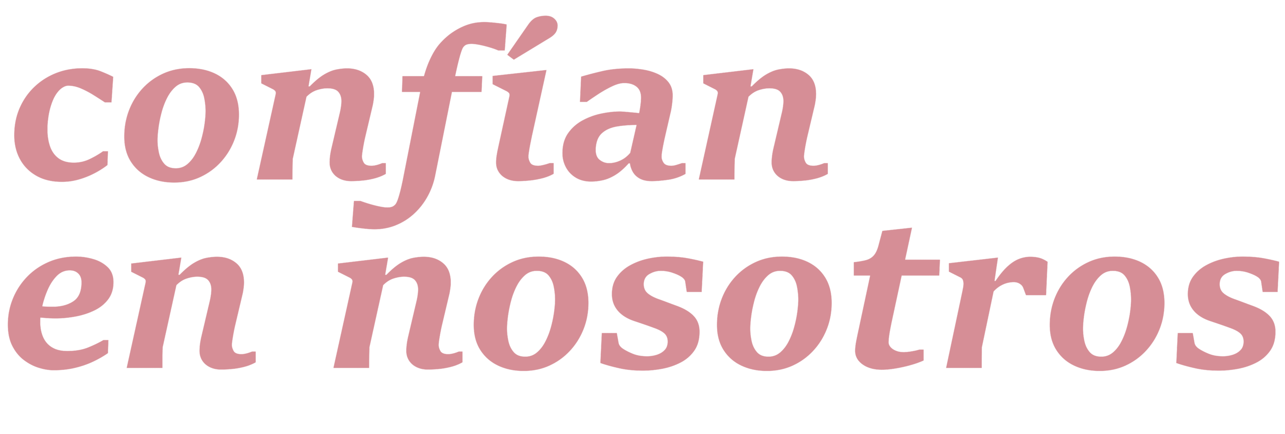 Confían en nosotros